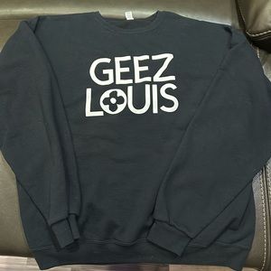 Black off brand Louis Vuitton sweatshirt